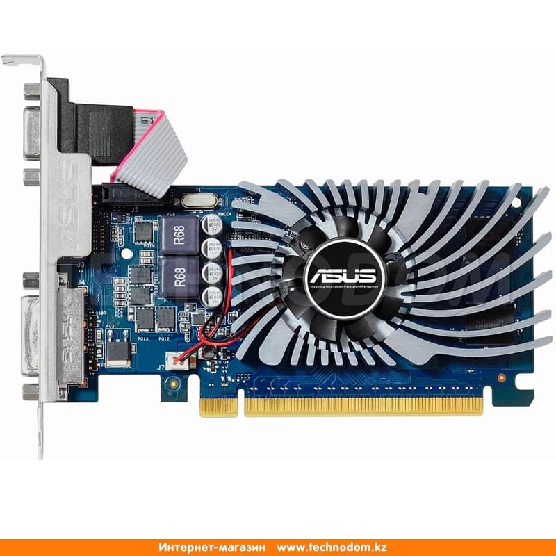 Видеокарта Asus GeForce GT 730 2Gb Low profile 64bit/GDDR5 (HDMI+DVI+VGA)(GT730-2GD5-BRK) - фото #3, Technodom.kz