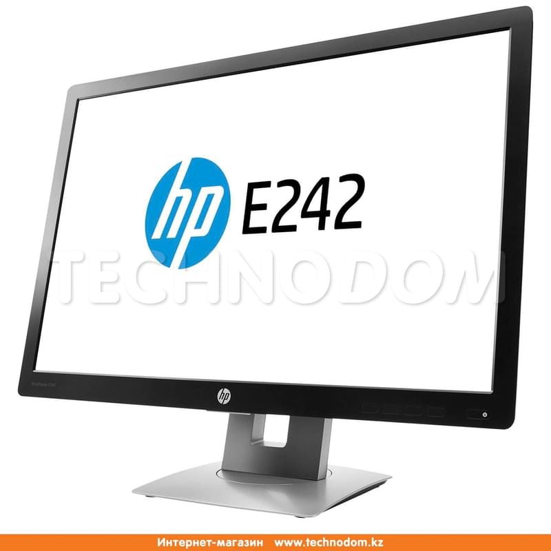Монитор Профессиональный 24" HP E242 M1P02AA 1920х1200 16:10 IPS 60ГЦ (HDMI+DP+VGA) Silver/Black - фото #3, Technodom.kz