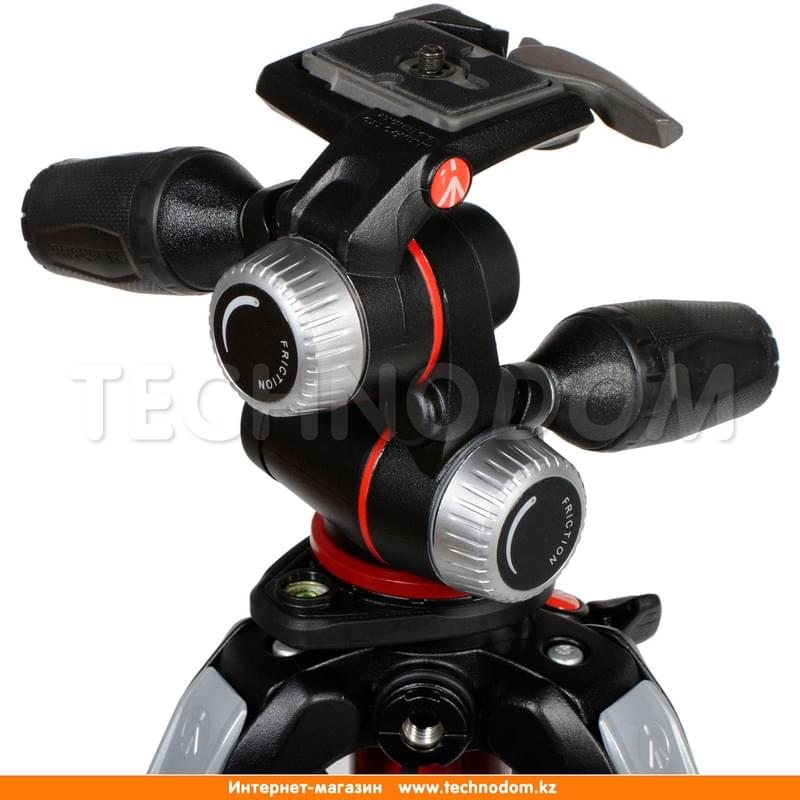 Штатив MANFROTTO 190 алюминиевый 4-секционный с 3-осевой головкой (MK190XPRO4-3W) - фото #6, Technodom.kz