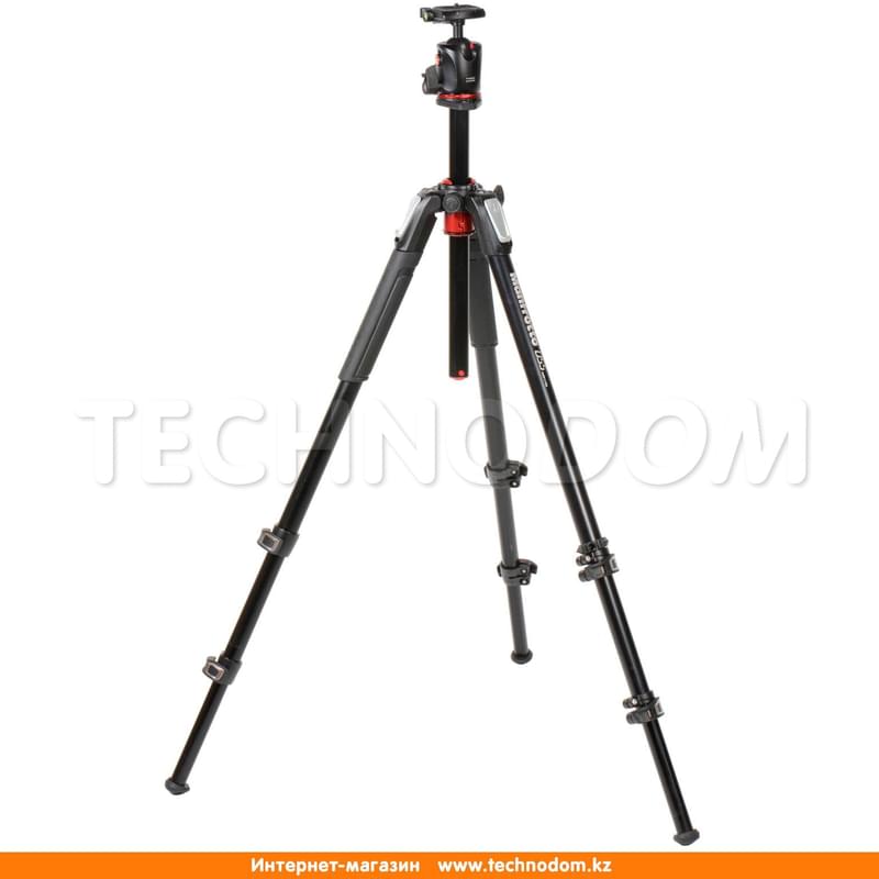 Штатив MANFROTTO 055 алюминиевый 3-секционный с шаровой головкой (MK055XPRO3-BHQ2) - фото #4, Technodom.kz