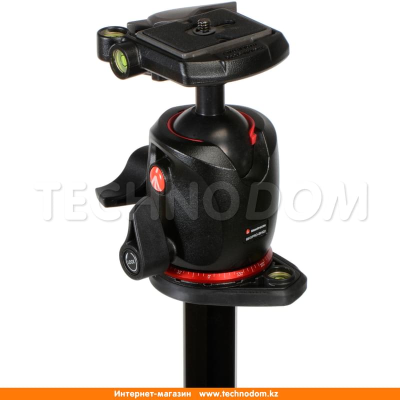 Штатив MANFROTTO 055 алюминиевый 3-секционный с шаровой головкой (MK055XPRO3-BHQ2) - фото #9, Technodom.kz