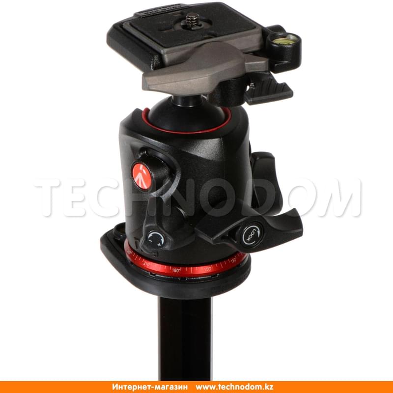 Штатив MANFROTTO 055 алюминиевый 3-секционный с шаровой головкой (MK055XPRO3-BHQ2) - фото #10, Technodom.kz