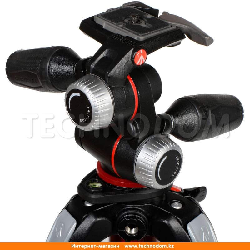 Штатив MANFROTTO 055 алюминиевый 3-секционный с 3-осевой головкой (MK055XPRO3-3W) - фото #7, Technodom.kz