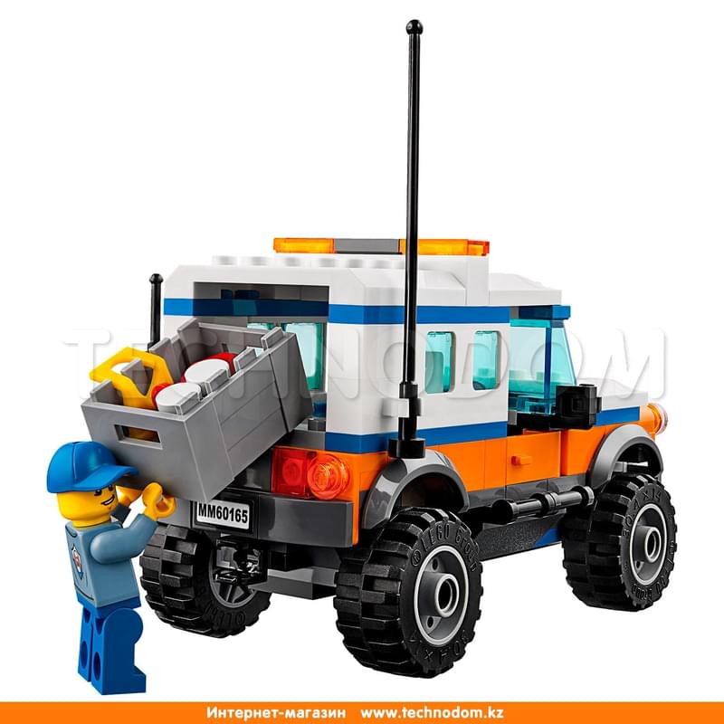 Дет. Конструктор Lego City, Внедорожник 4х4 команды быстрого реагирования (60165) - фото #8, Technodom.kz