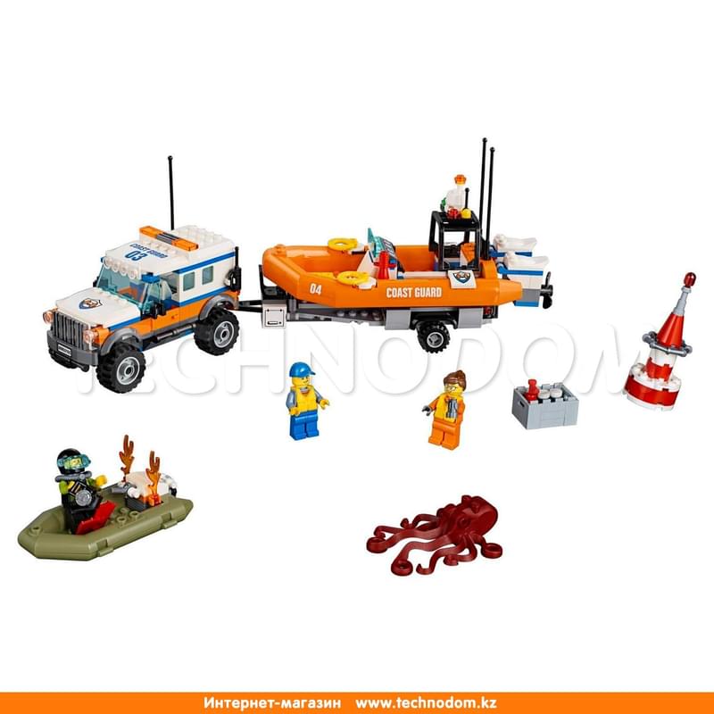 Дет. Конструктор Lego City, Внедорожник 4х4 команды быстрого реагирования (60165) - фото #12, Technodom.kz