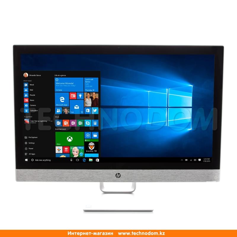 Моноблок 27" HP 27-R051UR Silver (2MJ18EA) - фото #0, Technodom.kz