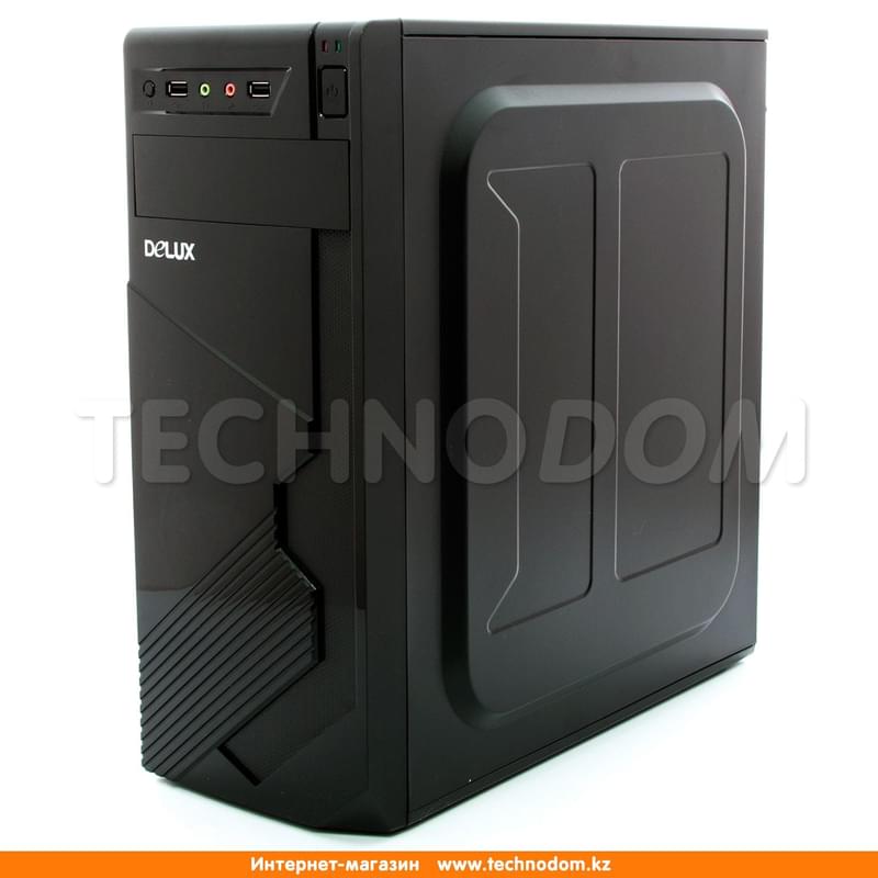 ПК корпус Delux ATX Mini Tower, USB Hub, HD-Audio, Vortex VR-400-8F 400W (DLC-DC875PS) - фото #0, Technodom.kz