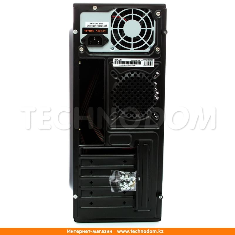 ПК корпус Delux ATX Mini Tower, USB Hub, HD-Audio, Vortex VR-400-8F 400W (DLC-DC875PS) - фото #2, Technodom.kz