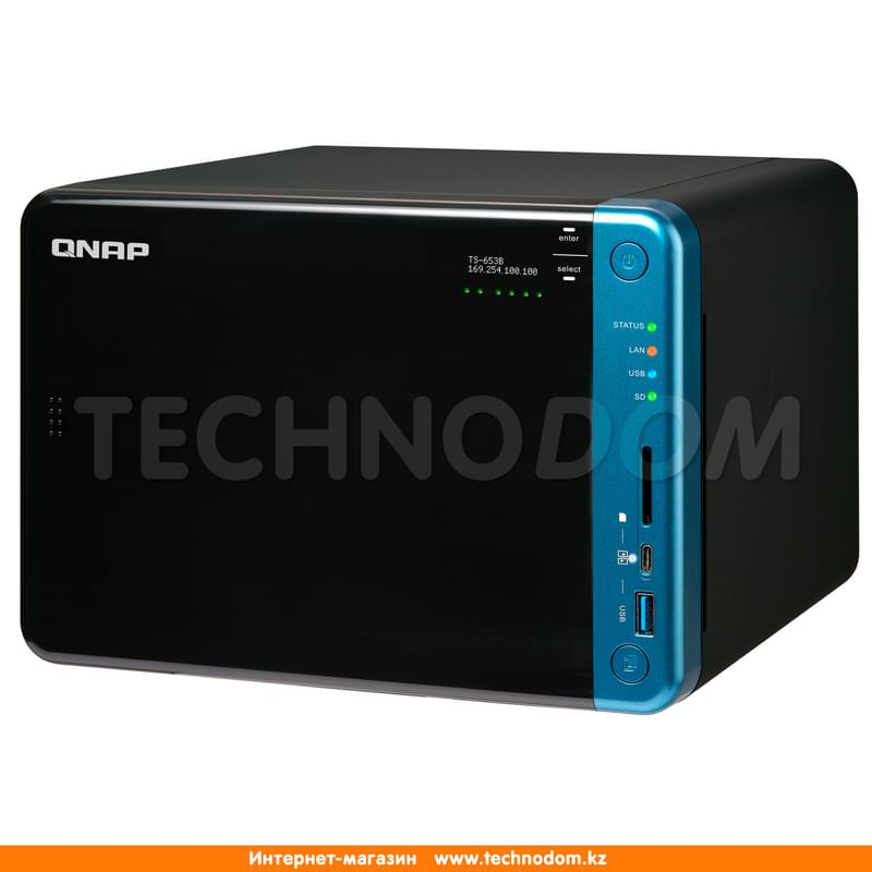 Сетевой RAID-накопитель QNAP TS-653B-4G 6xHDD 3.5" SATA-III (TS-653B-4G) - фото #2, Technodom.kz