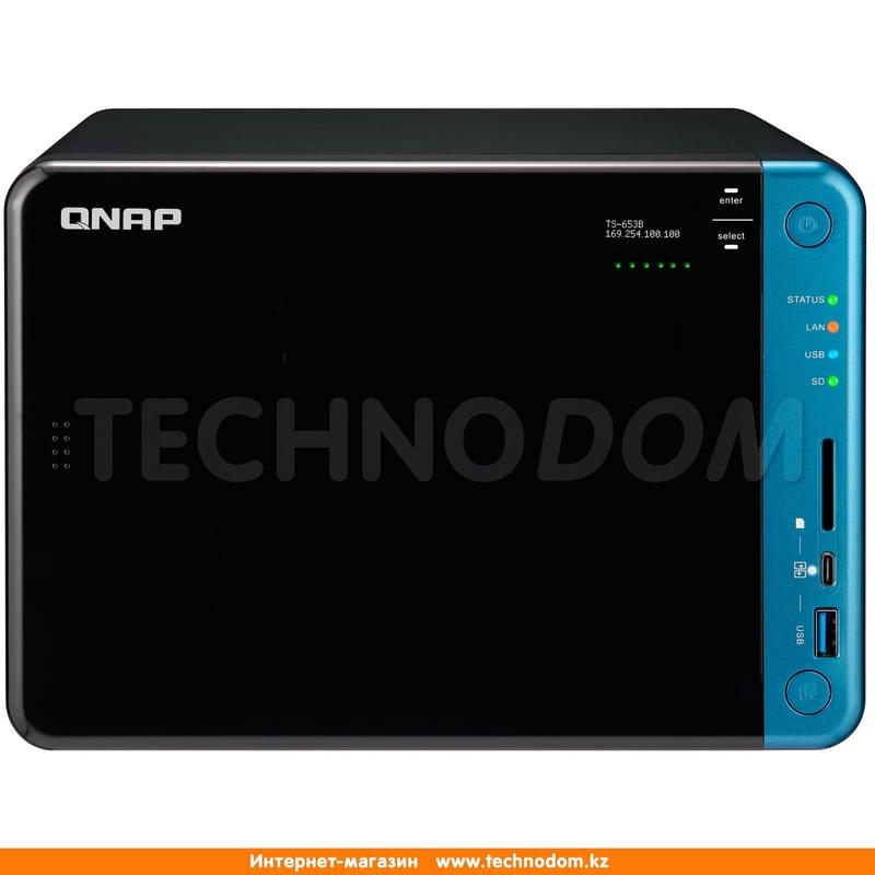 Сетевой RAID-накопитель QNAP TS-653B-4G 6xHDD 3.5" SATA-III (TS-653B-4G) - фото #3, Technodom.kz
