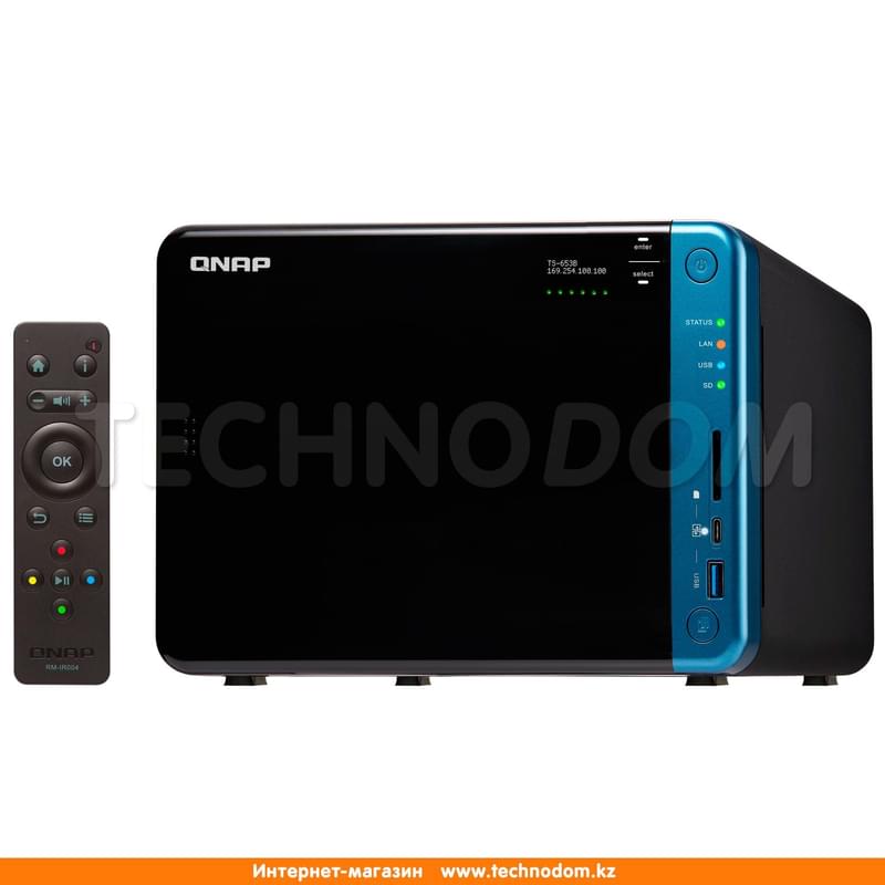Сетевой RAID-накопитель QNAP TS-653B-4G 6xHDD 3.5" SATA-III (TS-653B-4G) - фото #4, Technodom.kz