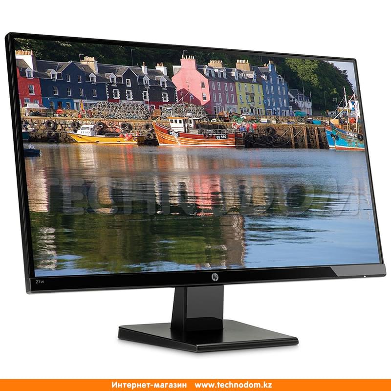 Монитор 27" HP 27w 1JJ98AA 1920x1080 16:9 IPS 60ГЦ (HDMI+VGA) Black - фото #1, Technodom.kz