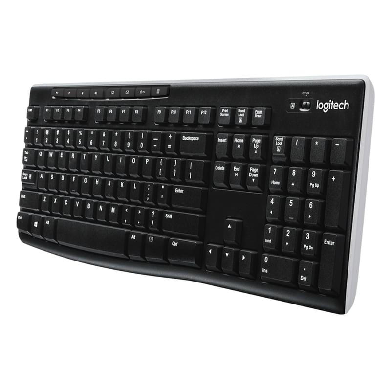 Клавиатура беспроводная USB Logitech Compact K270, 920-003757 - фото #2, Technodom.kz