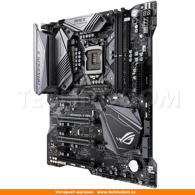 Материнская плата Asus MAXIMUS X APEX Z370 LGA1151 2DDR4 PCI-E 4x16 PCI-E 2x1 (HDMI+DP) EATX - фото #2, Technodom.kz