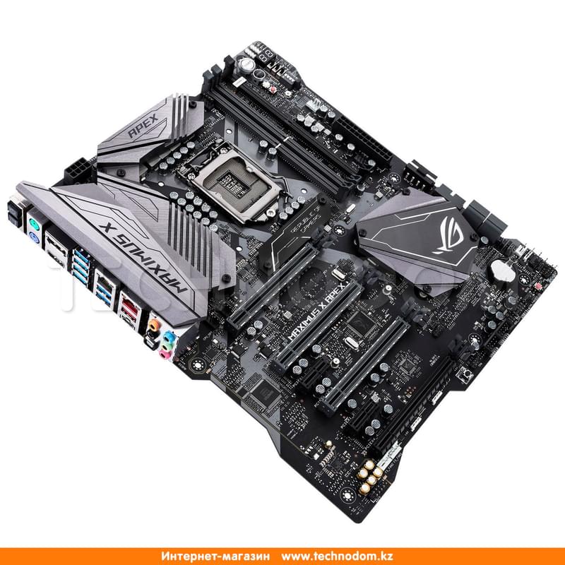 Материнская плата Asus MAXIMUS X APEX Z370 LGA1151 2DDR4 PCI-E 4x16 PCI-E 2x1 (HDMI+DP) EATX - фото #3, Technodom.kz