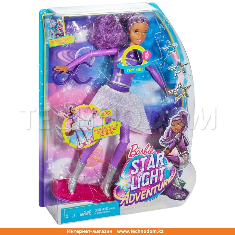 Дет. Игрушка Barbie, Космическое приключение, Салли на ховерборде (DLT23) - фото #5, Technodom.kz