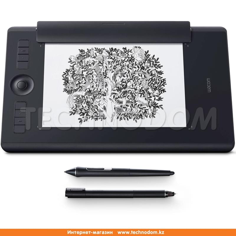 Графический планшет Wacom Intuos Pro Medium Paper Edition Чёрный, (PTH-660P-R) - фото #1, Technodom.kz