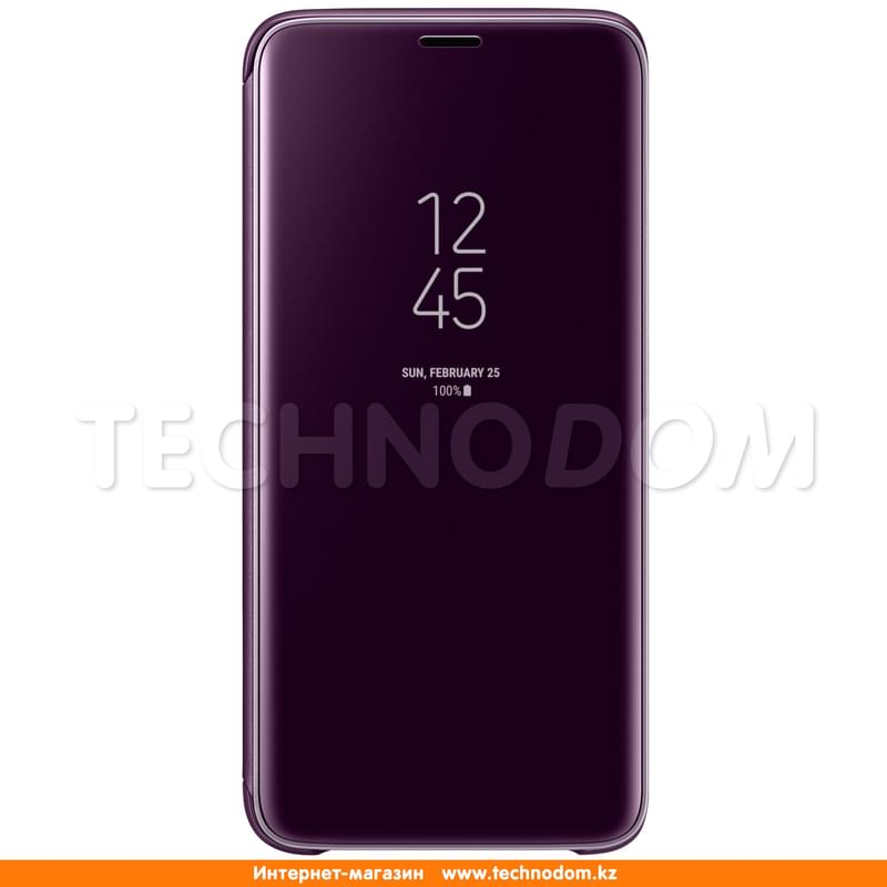 Чехол для Samsung Galaxy S9/G960, Clear View Standing Cover, Orchid Grey (EF-ZG960CVEGRU) - фото #0, Technodom.kz