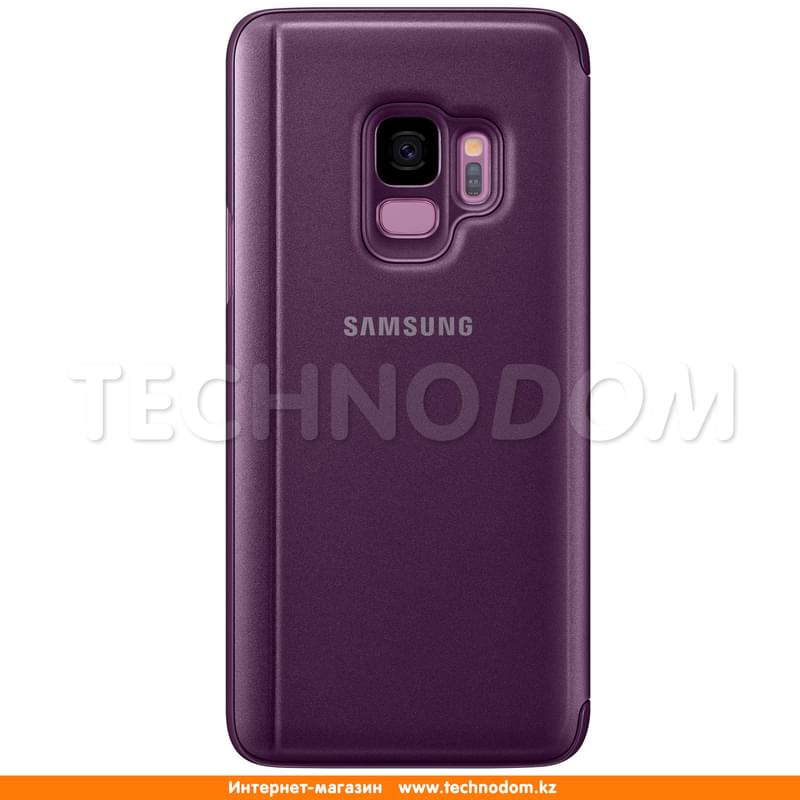 Чехол для Samsung Galaxy S9/G960, Clear View Standing Cover, Orchid Grey (EF-ZG960CVEGRU) - фото #3, Technodom.kz