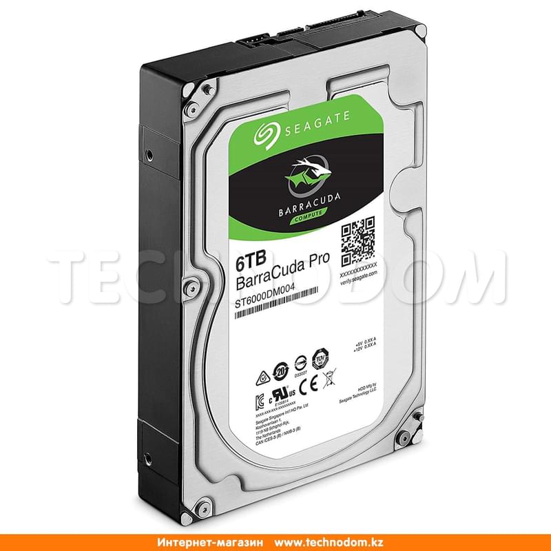 Внутренний HDD 3.5" 6TB Seagate BarraCuda Pro SATA-III (ST6000DM004) - фото #1, Technodom.kz
