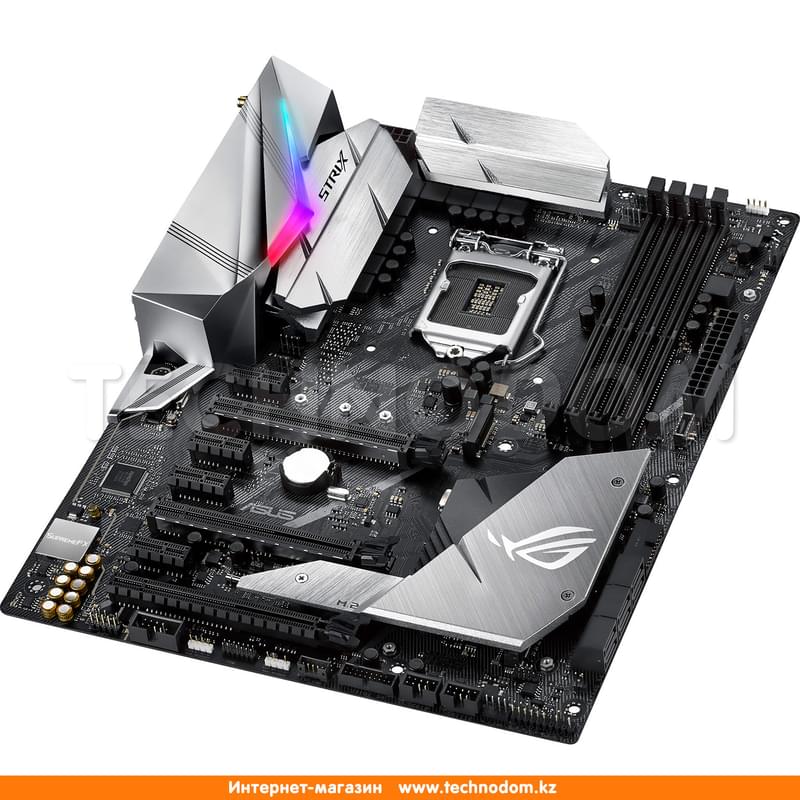 Материнская плата Asus ROG STRIX Z370-E GAMING LGA1151 4DDR4 PCI-E 3x16 4x1 (HDMI+DP+DVI-D) ATX - фото #4, Technodom.kz