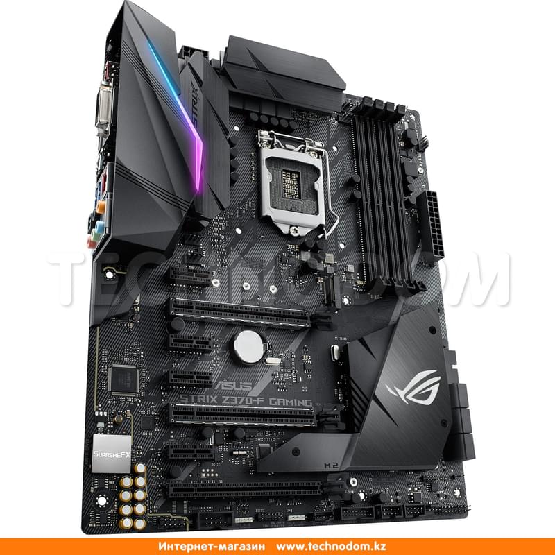 Материнская плата Asus ROG STRIX Z370-F GAMING LGA1151 4DDR4 PCI-E 3x16 4x1 (HDMI+DP+DVI-D) ATX - фото #2, Technodom.kz