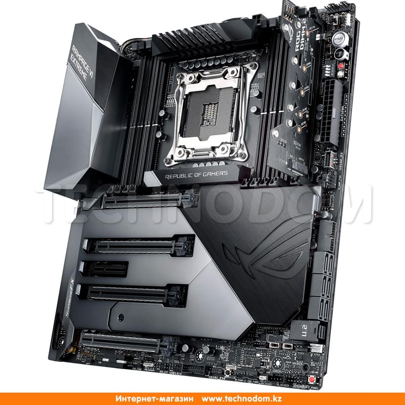 Материнская плата Asus RAMPAGE VI EXTREME X299 LGA2066 8DDR4 PCIe 4x16 1x4 EATX - фото #13, Technodom.kz