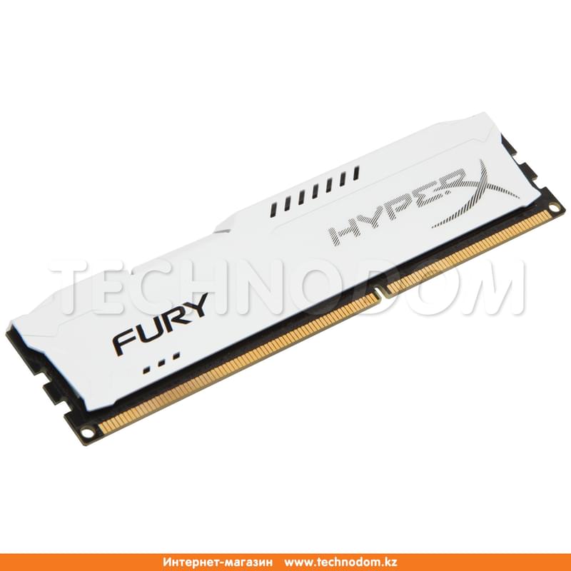 Оперативная память DDR4 DIMM 8GB/2400MHz PC4-19200 Kingston HyperX Fury (HX424C15FW2/8) White - фото #1, Technodom.kz