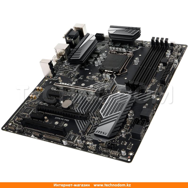 Материнская плата MSI Z370 PC PRO LGA1151 4DDR4 PCI-E 2x16 3x1 (HDMI+DVI-D+VGA) ATX - фото #3, Technodom.kz