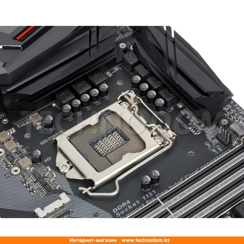 Материнская плата Gigabyte Z370 AORUS Ultra Gaming Gigabyte LGA1151 4xDDR4 PCIe 3x16 3x1(HDMI+DVI-D) - фото #4, Technodom.kz