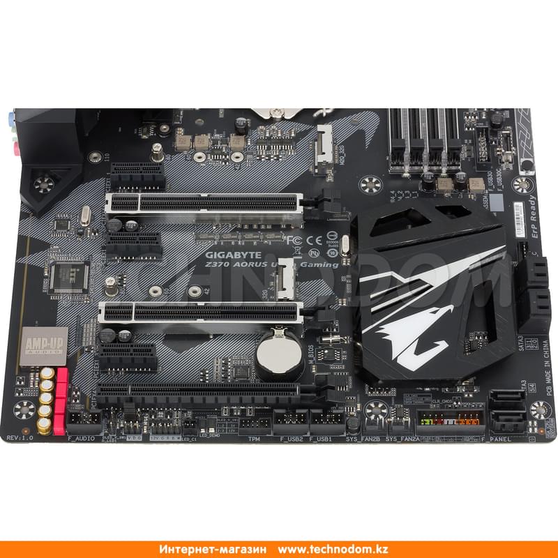 Материнская плата Gigabyte Z370 AORUS Ultra Gaming Gigabyte LGA1151 4xDDR4 PCIe 3x16 3x1(HDMI+DVI-D) - фото #5, Technodom.kz