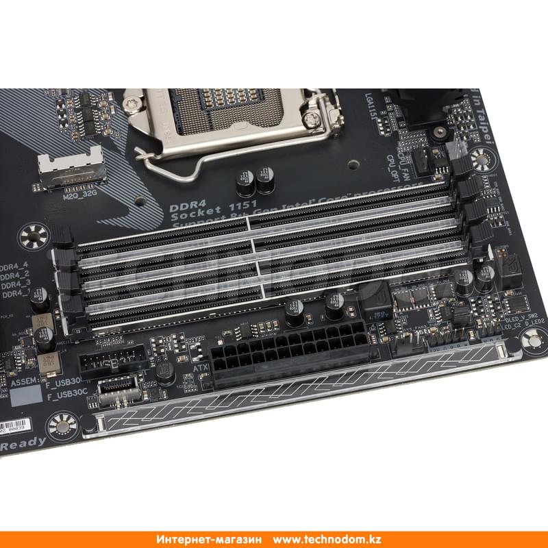 Материнская плата Gigabyte Z370 AORUS Ultra Gaming Gigabyte LGA1151 4xDDR4 PCIe 3x16 3x1(HDMI+DVI-D) - фото #8, Technodom.kz