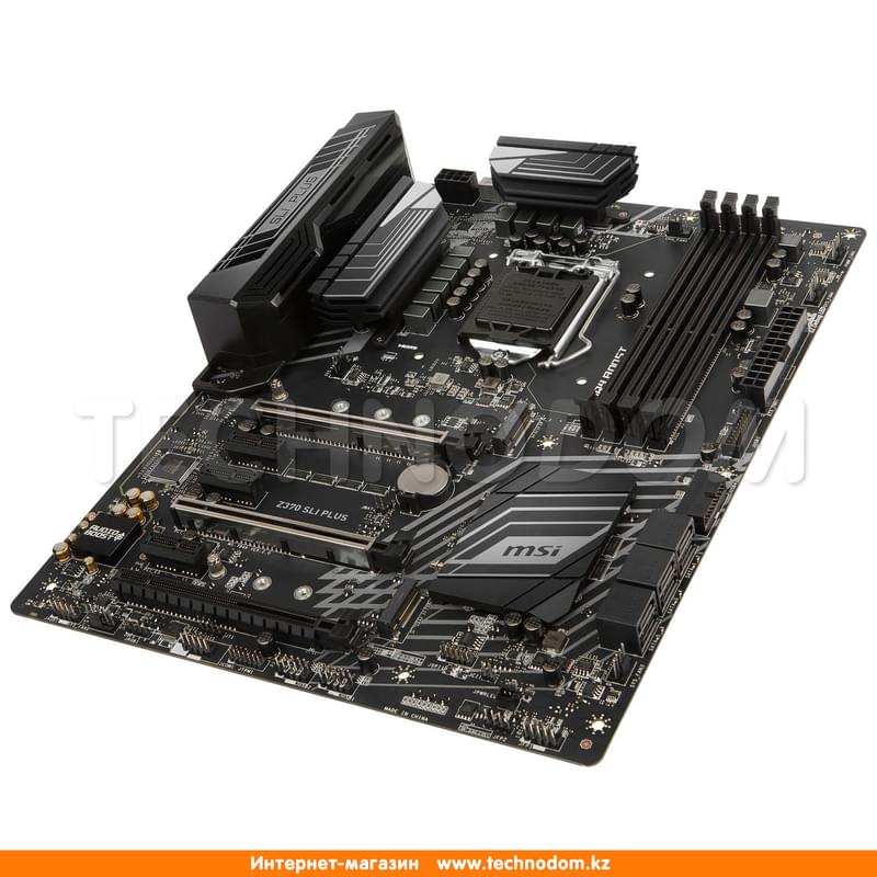 Материнская плата MSI Z370 SLI PLUS LGA1151 4DDR4 PCI-E 3x16 3x1 (HDMI+DVI-D) ATX - фото #3, Technodom.kz