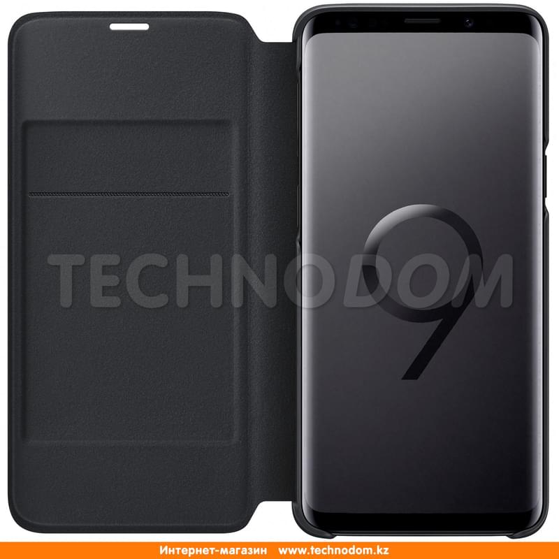 Чехол для Samsung Galaxy S9+/G965, LED View Cover, Black (EF-NG965PBEGRU) - фото #1, Technodom.kz
