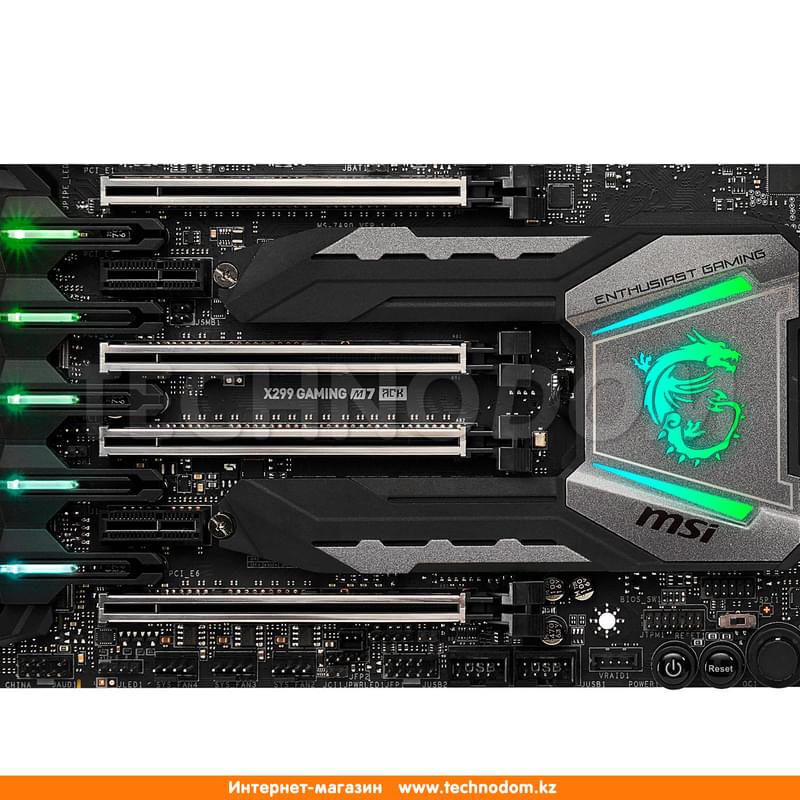 Материнская плата MSI X299 GAMING M7 ACK LGA2066 8xDDR4 PCI-E 4x16 2x1 ATX - фото #4, Technodom.kz