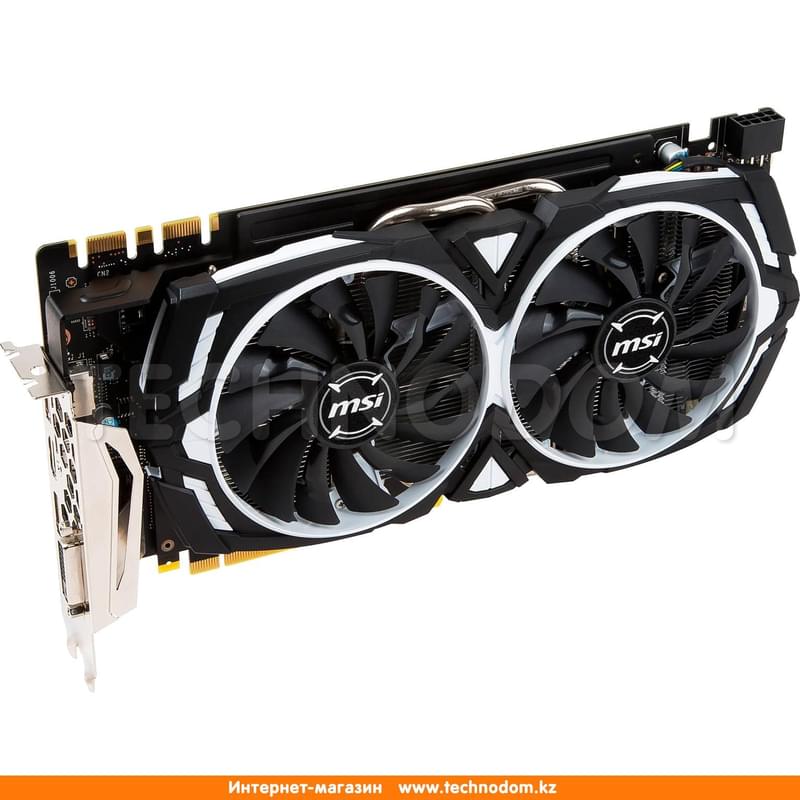 Видеокарта MSI GeForce GTX 1070 ARMOR 8G OC 8Gb 256bit/G5 (HDMI+3DP+DVI-D) - фото #3, Technodom.kz
