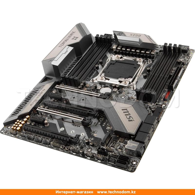 Материнская плата MSI X299 TOMAHAWK AC LGA2066 8DDR4 PCI-E 4x16 2x1 BT ATX - фото #3, Technodom.kz
