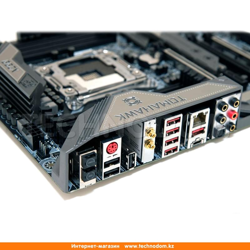 Материнская плата MSI X299 TOMAHAWK AC LGA2066 8DDR4 PCI-E 4x16 2x1 BT ATX - фото #4, Technodom.kz