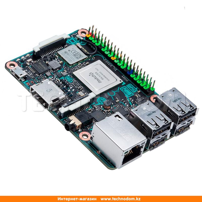 Одноплатный компьютер Asus TINKER BOARD/2GB ARM Quad-Core RK3288 DDR3 GPU (HDMI+4xUSB) BT BOX - фото #0, Technodom.kz