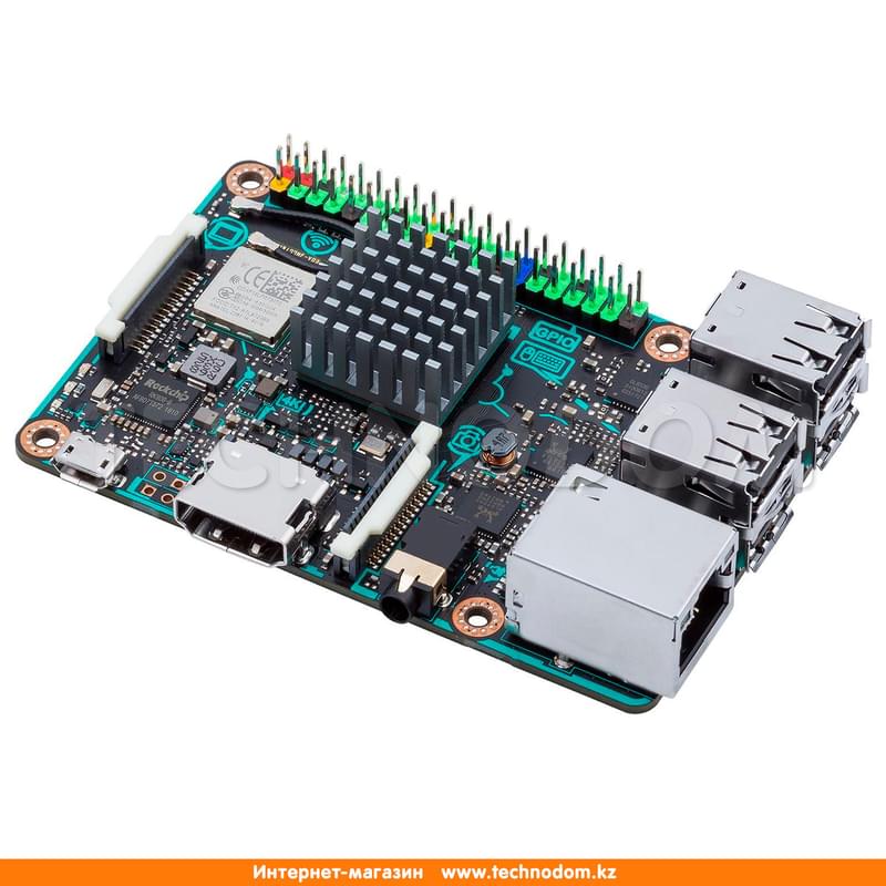 Одноплатный компьютер Asus TINKER BOARD/2GB ARM Quad-Core RK3288 DDR3 GPU (HDMI+4xUSB) BT BOX - фото #1, Technodom.kz