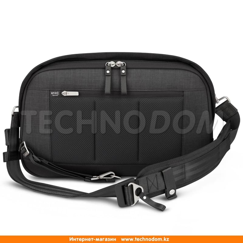 Сумка для ноутбука 13" Moshi Tego Sling Messenger, Charcoal Black (99MO110004) - фото #4, Technodom.kz