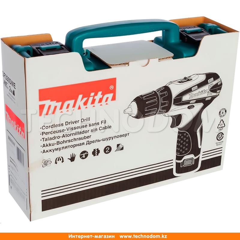 Шуруповерт аккумуляторный Makita DF330DWE 10,8V 1,3Ah 24Нм - фото #6, Technodom.kz