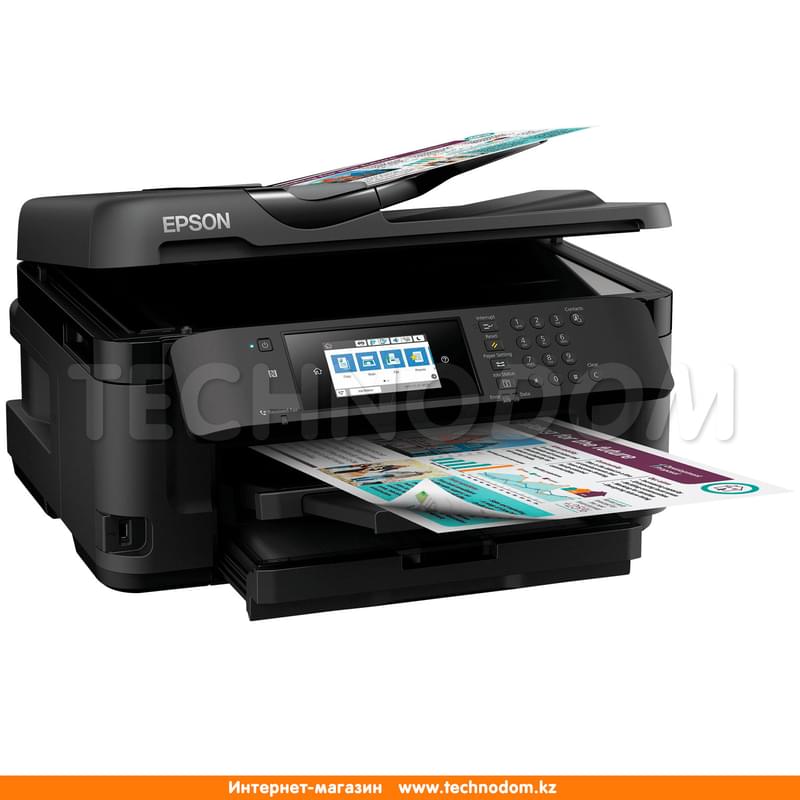 МФУ струйное Epson WorkForce WF-7710DWF A3-A-D-F-N-W (C11CG36413) - фото #2, Technodom.kz