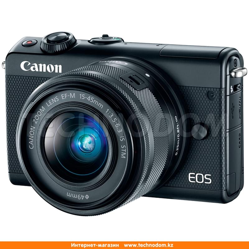 Беззеркальный фотоаппарат Canon EOS M100 EF 15-45 IS STM Black - фото #1, Technodom.kz Беззеркальный фотоаппарат Canon EOS M100 EF 15-45 IS STM Black - фото #1, Technodom.kz