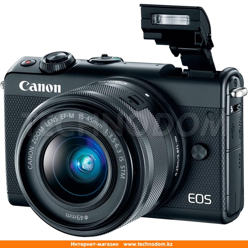 Беззеркальный фотоаппарат Canon EOS M100 EF 15-45 IS STM Black - фото #5, Technodom.kz Беззеркальный фотоаппарат Canon EOS M100 EF 15-45 IS STM Black - фото #5, Technodom.kz