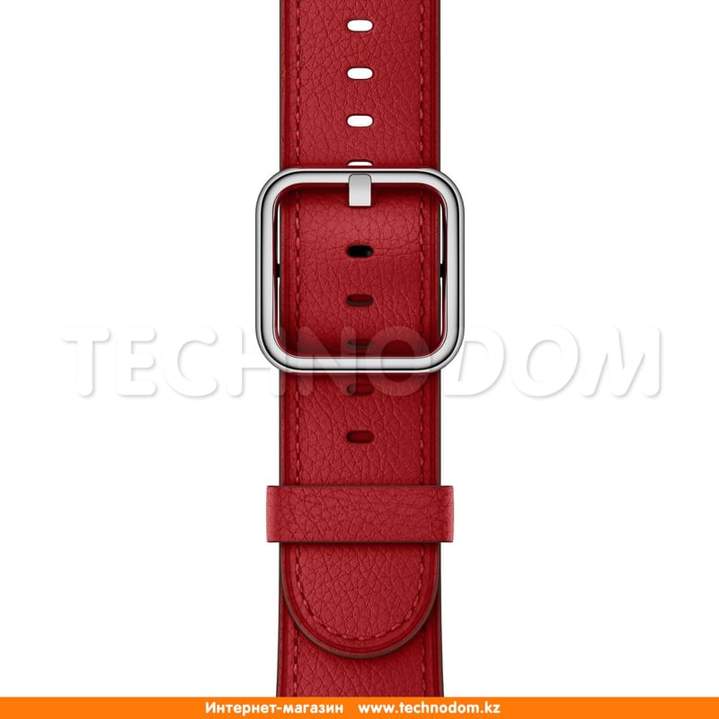 Браслет Apple 38mm Ruby (PRODUCT)RED Classic Buckle (MR392ZM/A) - фото #0, Technodom.kz