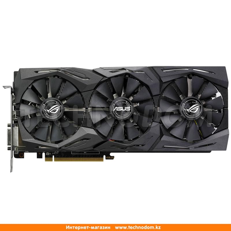 Видеокарта Asus RX 580 ROG-STRIX-RX580-O8G-GAMING 8GB 256bit/G5 (2HDMI+2DP+DVI) - фото #0, Technodom.kz
