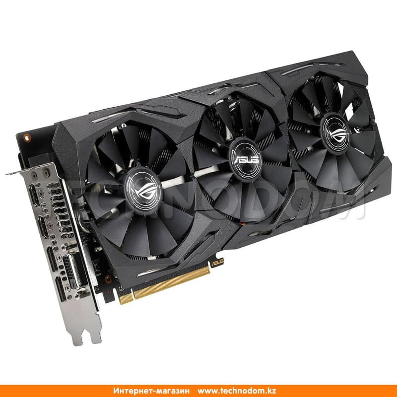 Видеокарта Asus RX 580 ROG-STRIX-RX580-O8G-GAMING 8GB 256bit/G5 (2HDMI+2DP+DVI) - фото #1, Technodom.kz