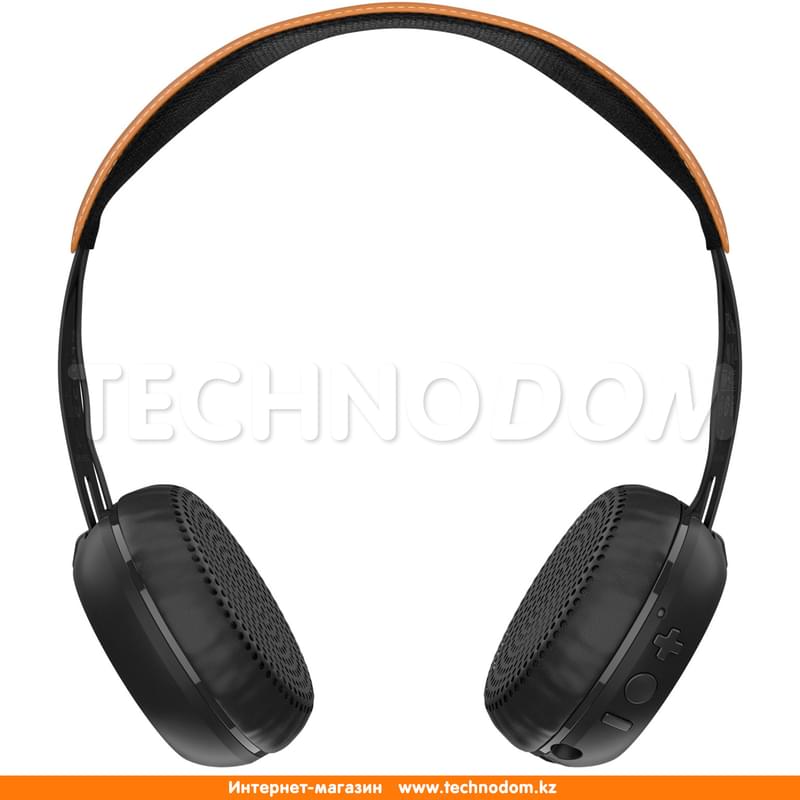 Наушники Накладные Skullcandy Bluetooth Grind, Black-Tan - фото #1, Technodom.kz