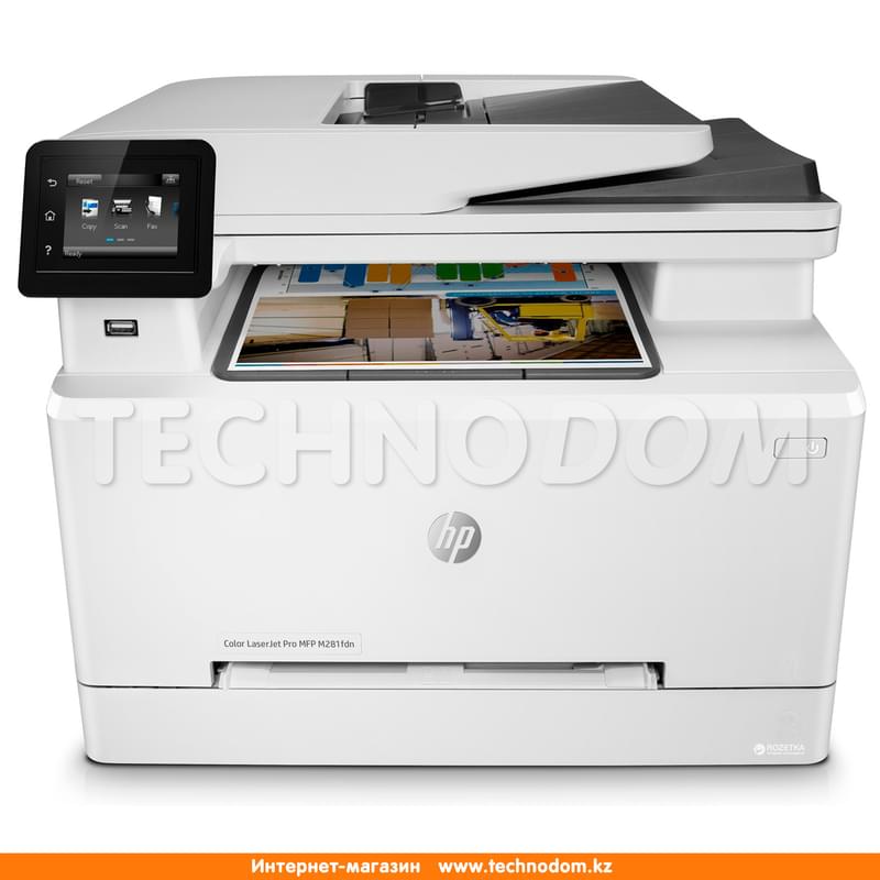 МФУ лазерное HP Color LaserJet Pro M281fdn A4-A-D-F-N (T6B81A) - фото #0, Technodom.kz